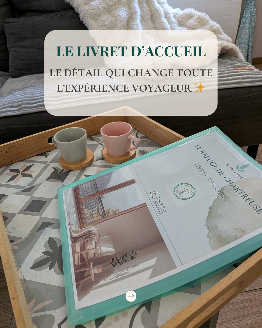 Un voyageur qui trouve facilement les informations importantes est un voyageur plus serein 👌
